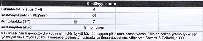 kestävyyskunto